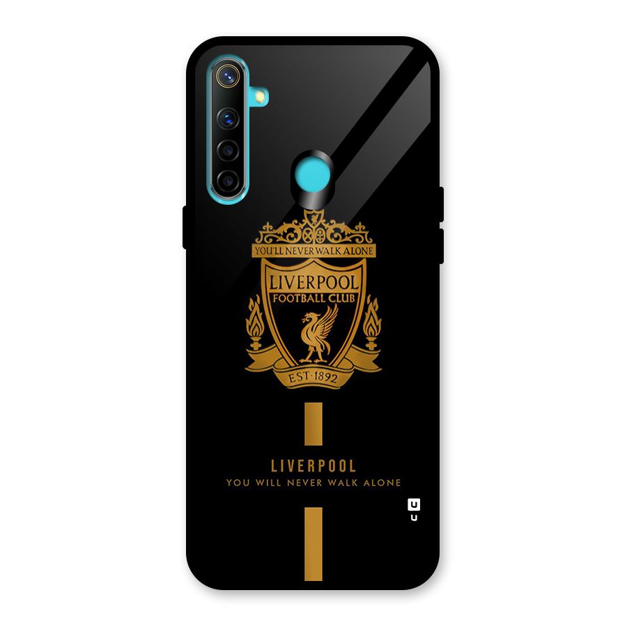LiverPool Never Walk Alone Glass Back Case for Realme 5i