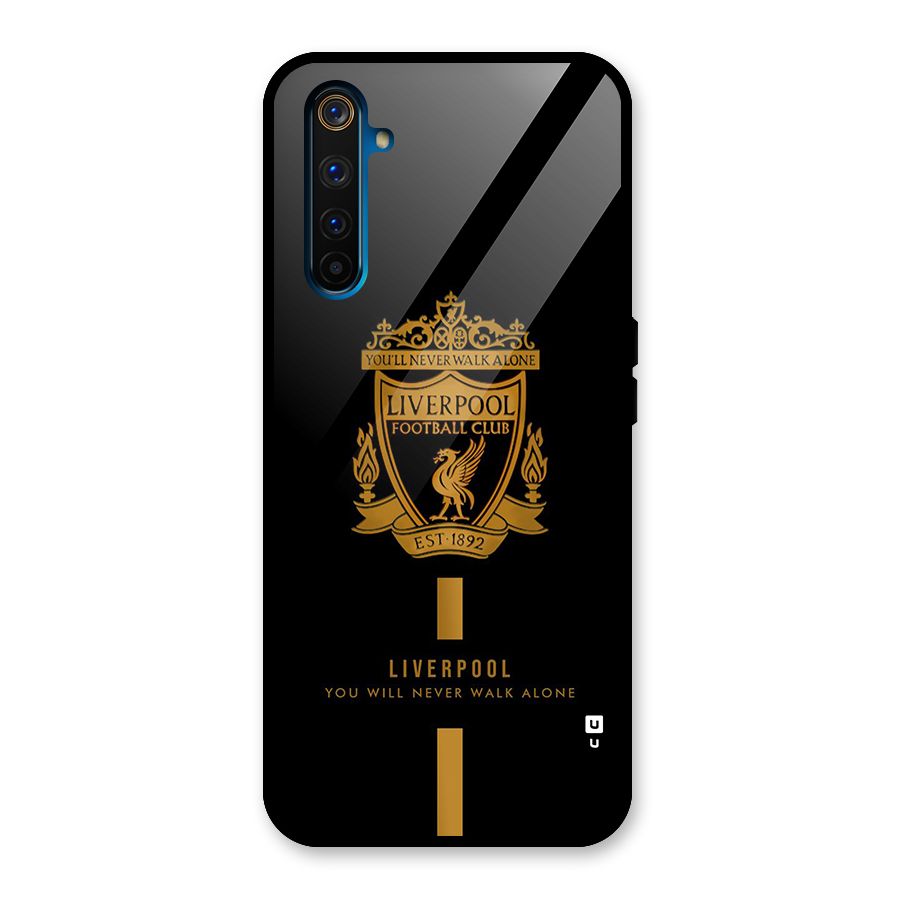 LiverPool Never Walk Alone Glass Back Case for Realme 6 Pro