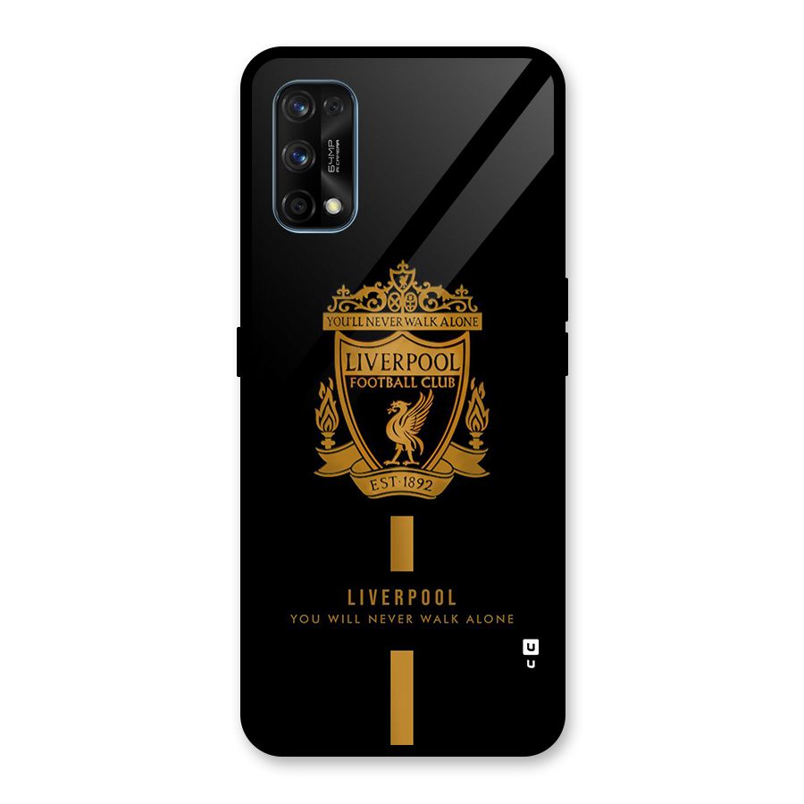 LiverPool Never Walk Alone Glass Back Case for Realme 7 Pro