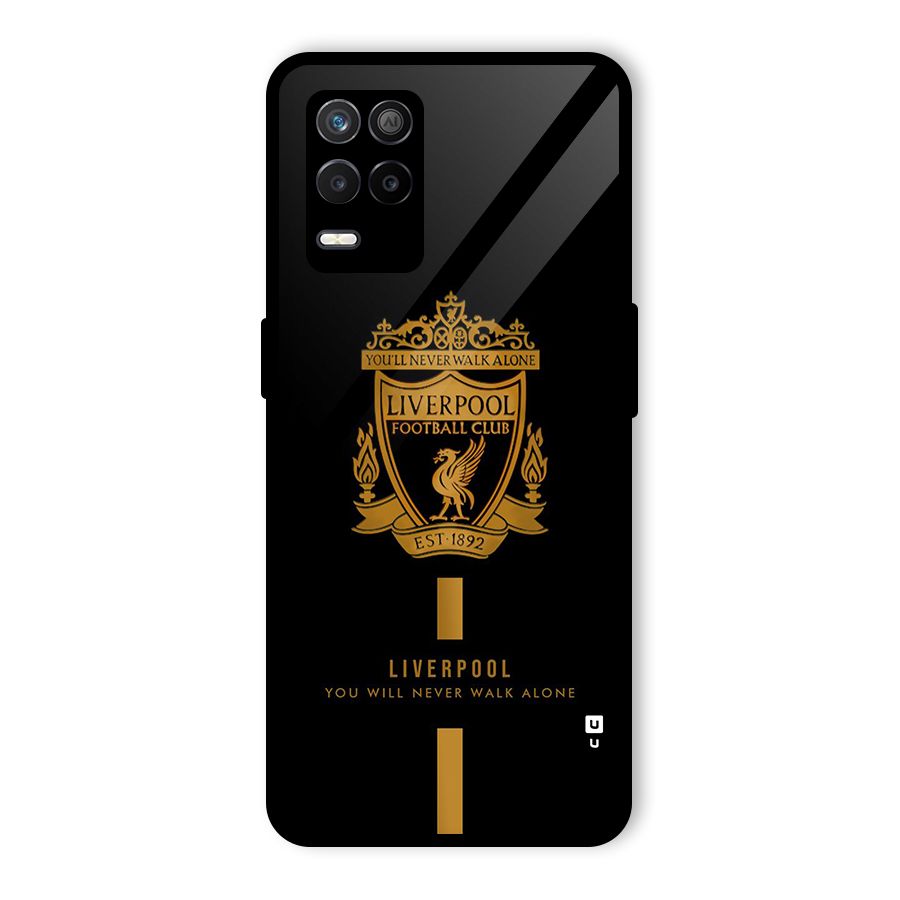 LiverPool Never Walk Alone Glass Back Case for Realme 8s 5G