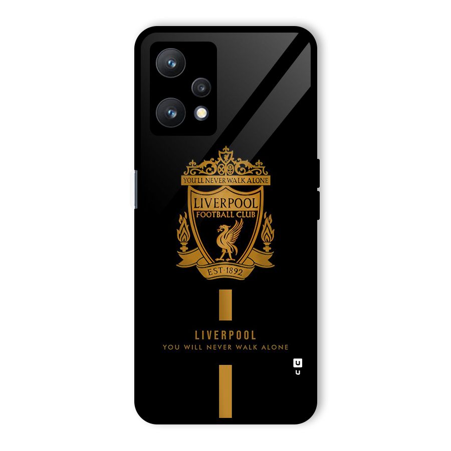 LiverPool Never Walk Alone Glass Back Case for Realme 9 Pro 5G