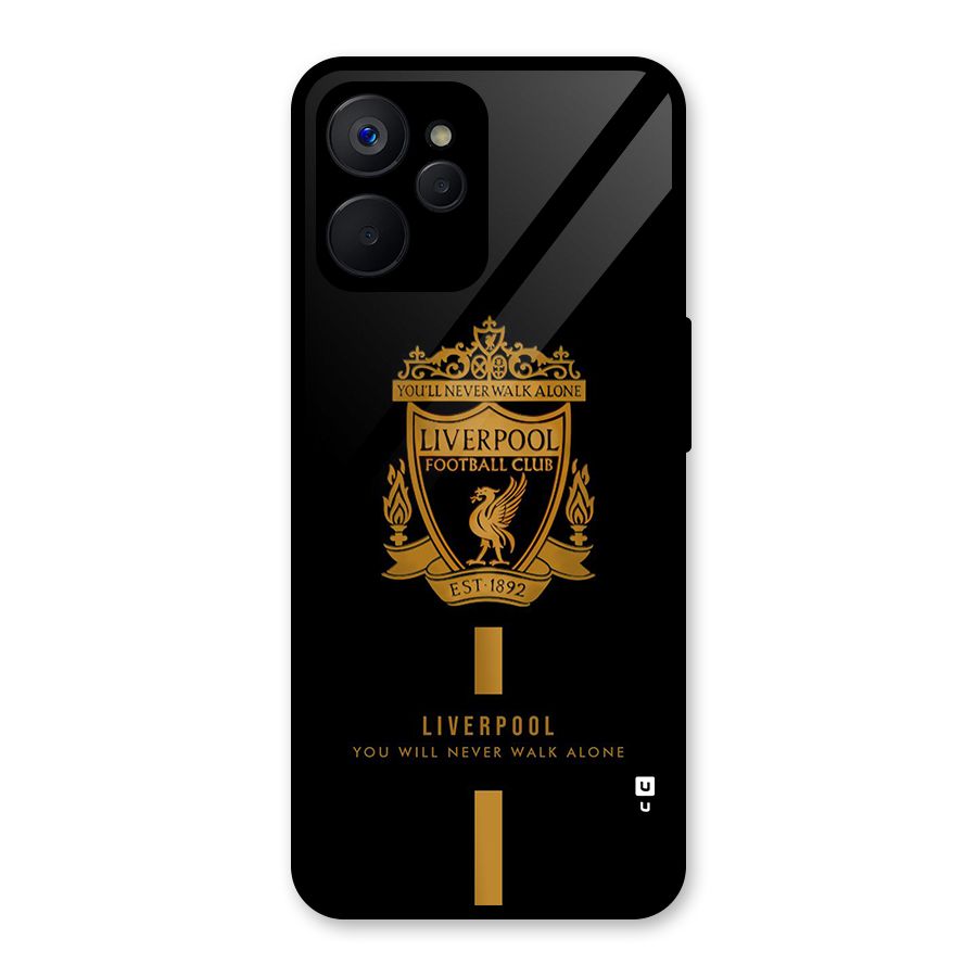 LiverPool Never Walk Alone Glass Back Case for Realme 9i 5G