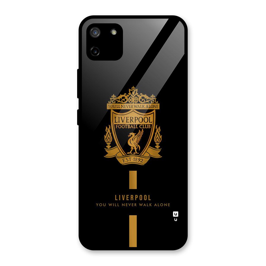 LiverPool Never Walk Alone Glass Back Case for Realme C11