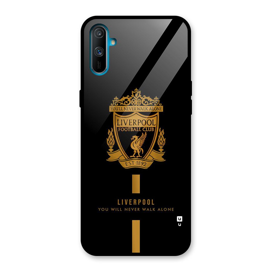 LiverPool Never Walk Alone Glass Back Case for Realme C3