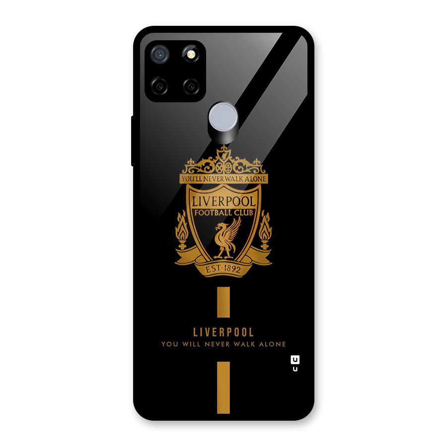 LiverPool Never Walk Alone Glass Back Case for Realme Narzo 30A