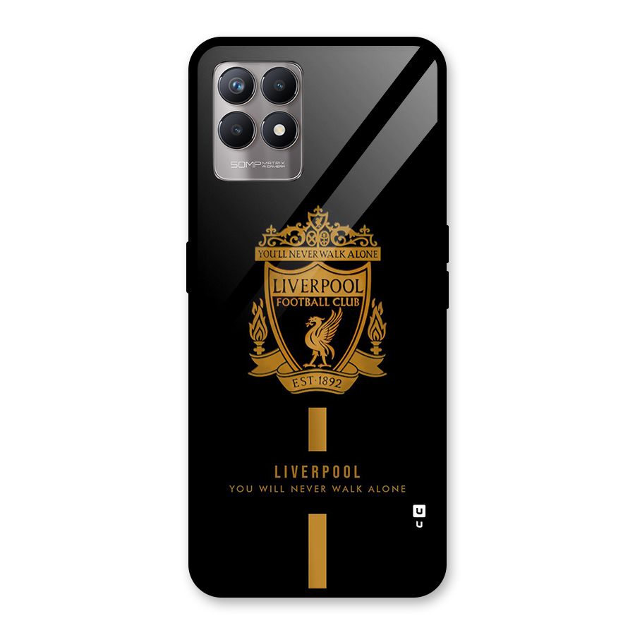 LiverPool Never Walk Alone Glass Back Case for Realme Narzo 50