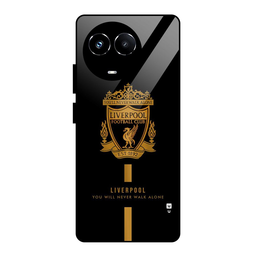 LiverPool Never Walk Alone Glass Back Case for Realme Narzo 60X