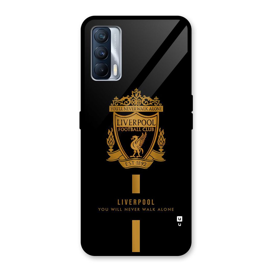 LiverPool Never Walk Alone Glass Back Case for Realme X7