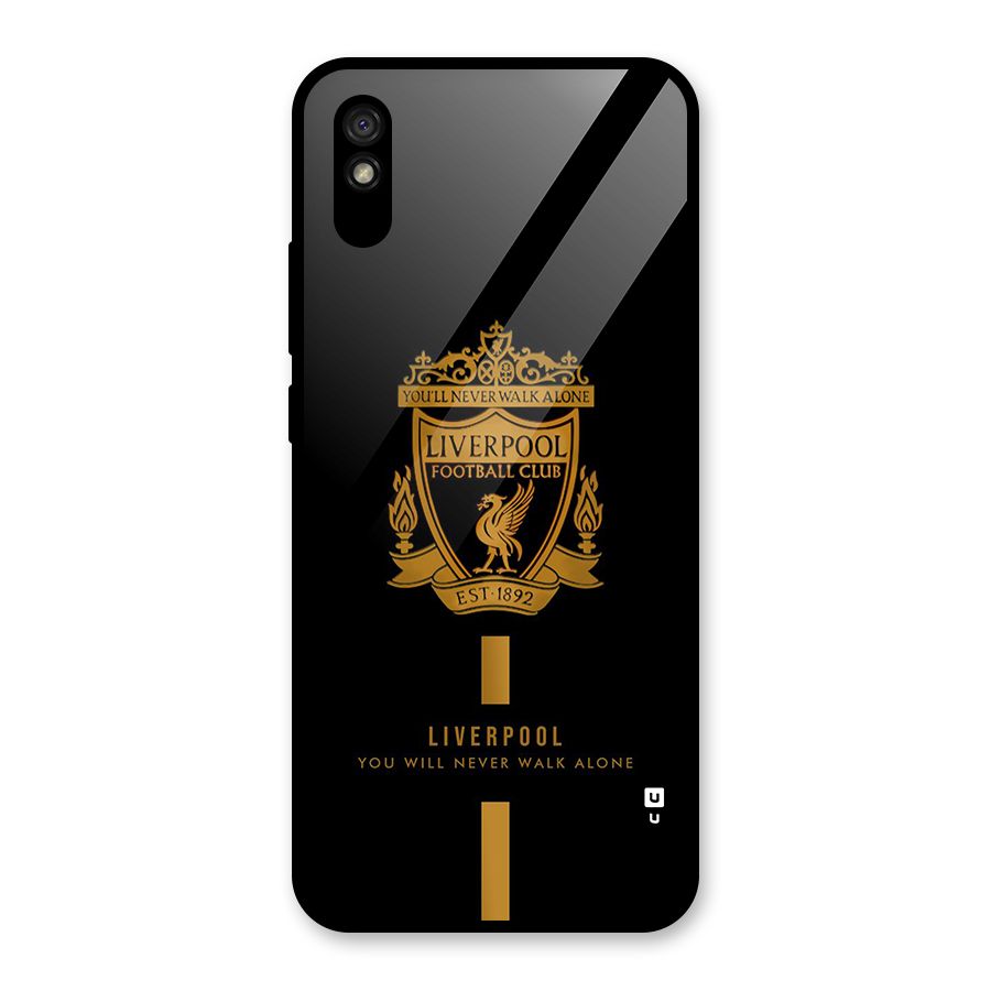LiverPool Never Walk Alone Glass Back Case for Redmi 9i