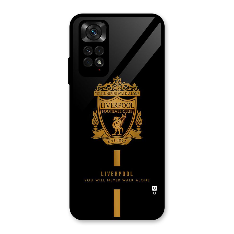 LiverPool Never Walk Alone Glass Back Case for Redmi Note 11S