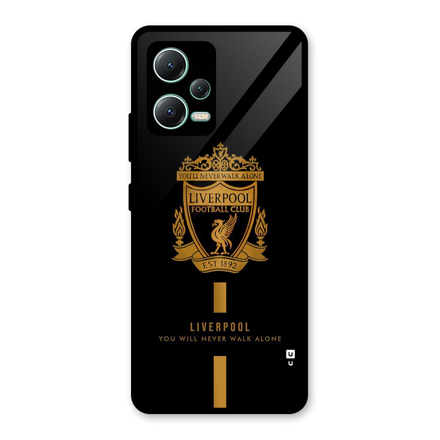 LiverPool Never Walk Alone Glass Back Case for Redmi Note 12 5G