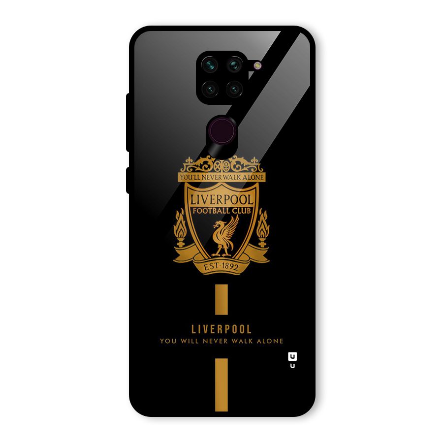 LiverPool Never Walk Alone Glass Back Case for Redmi Note 9