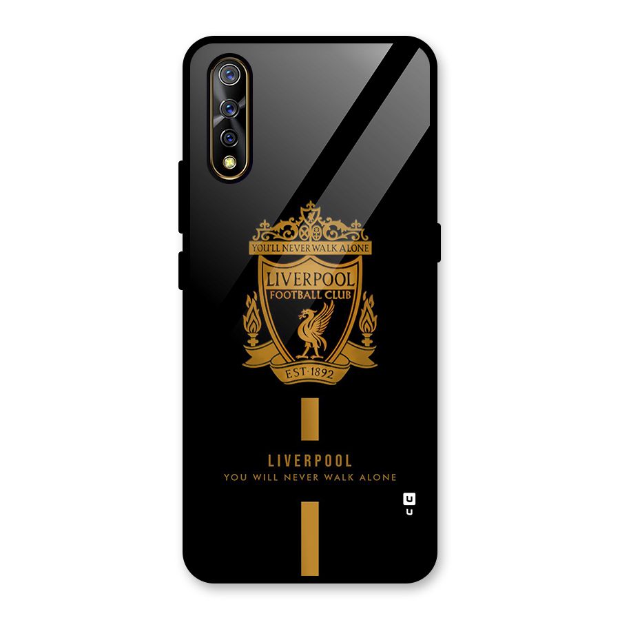 LiverPool Never Walk Alone Glass Back Case for Vivo S1