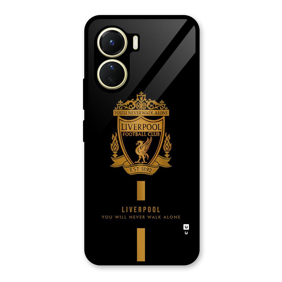 LiverPool Never Walk Alone Glass Back Case for Vivo Y16