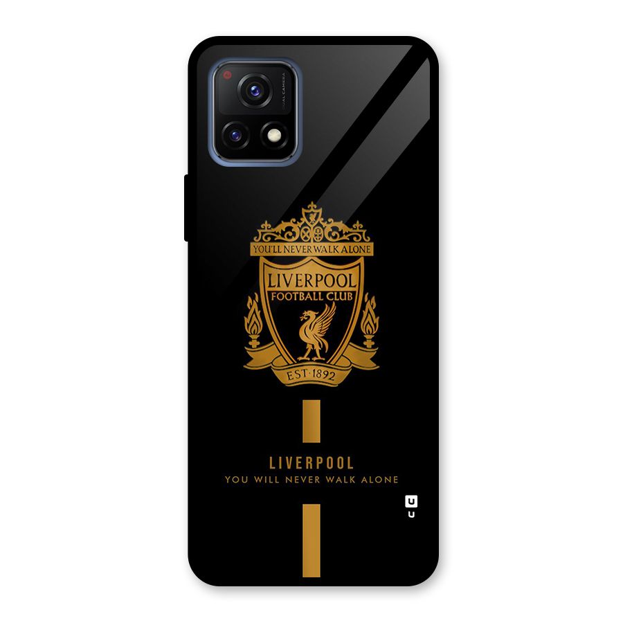 LiverPool Never Walk Alone Glass Back Case for Vivo Y72 5G