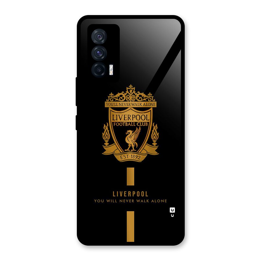 LiverPool Never Walk Alone Glass Back Case for Vivo iQOO 7 5G