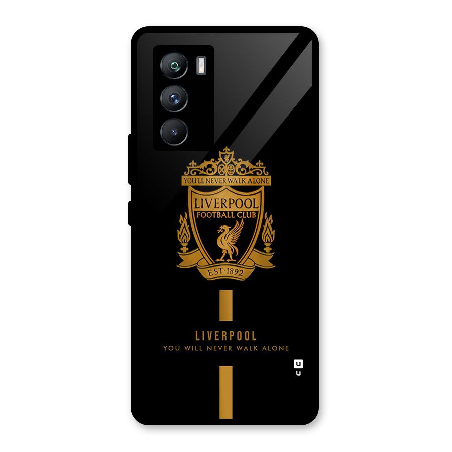 LiverPool Never Walk Alone Glass Back Case for Vivo iQOO 9 SE
