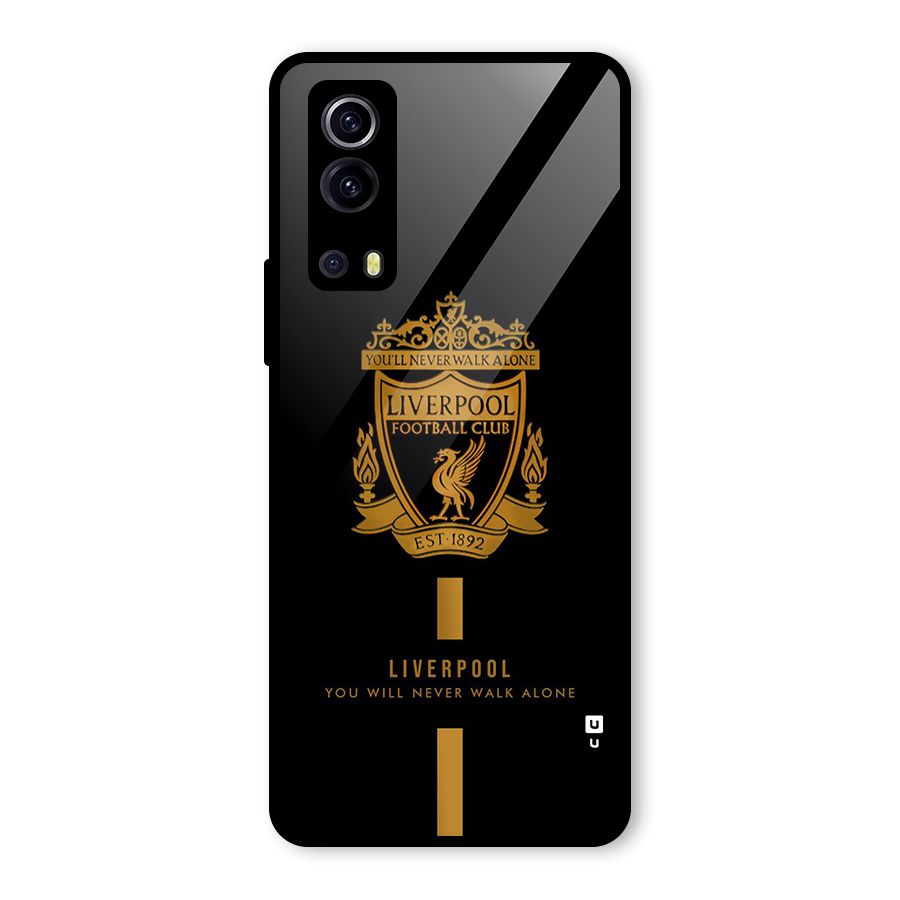 LiverPool Never Walk Alone Glass Back Case for Vivo iQOO Z3