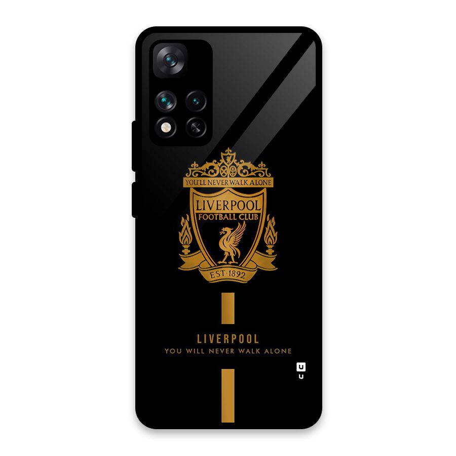 LiverPool Never Walk Alone Glass Back Case for Xiaomi 11i 5G