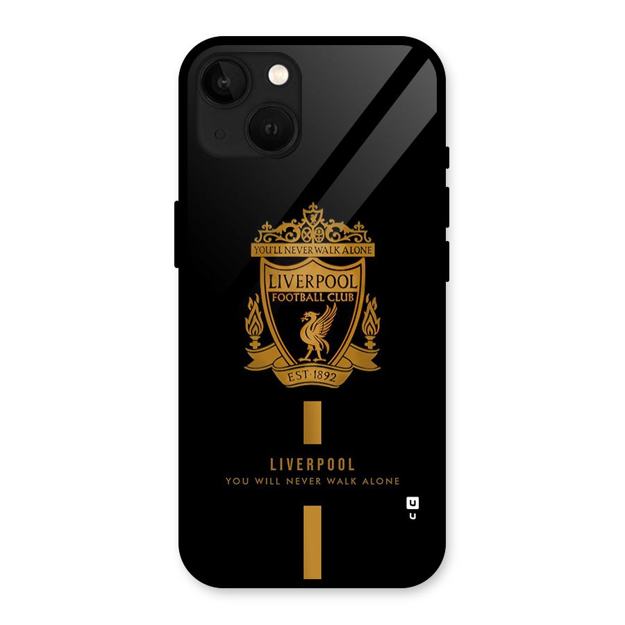 LiverPool Never Walk Alone Glass Back Case for iPhone 13