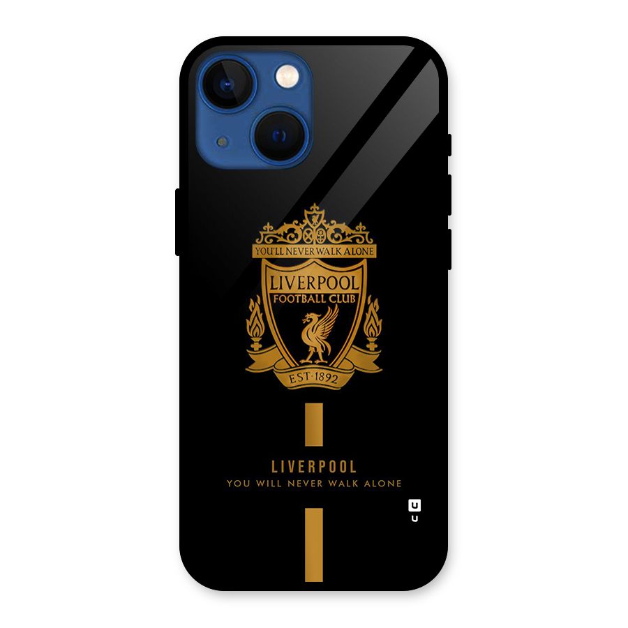 LiverPool Never Walk Alone Glass Back Case for iPhone 13 Mini