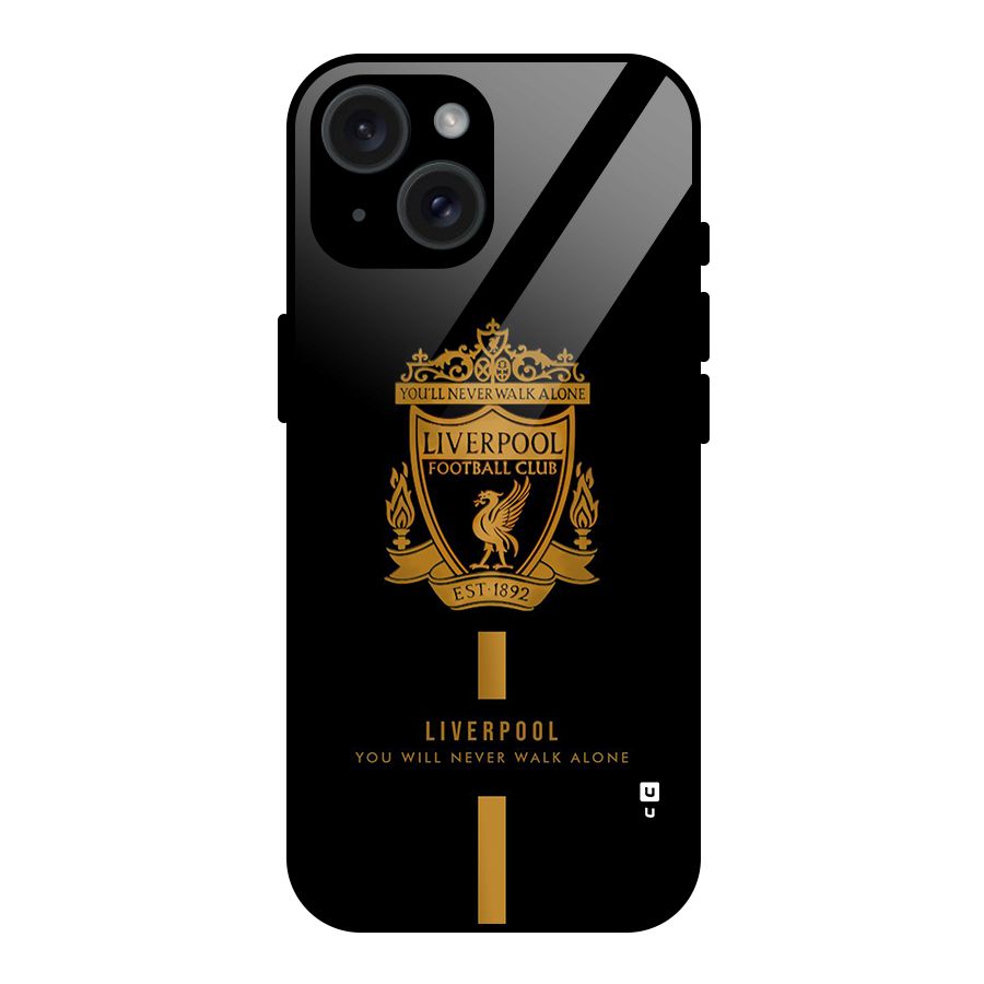 LiverPool Never Walk Alone Glass Back Case for iPhone 15