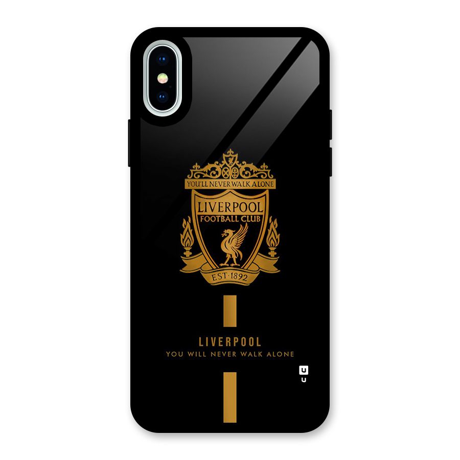LiverPool Never Walk Alone Glass Back Case for iPhone X