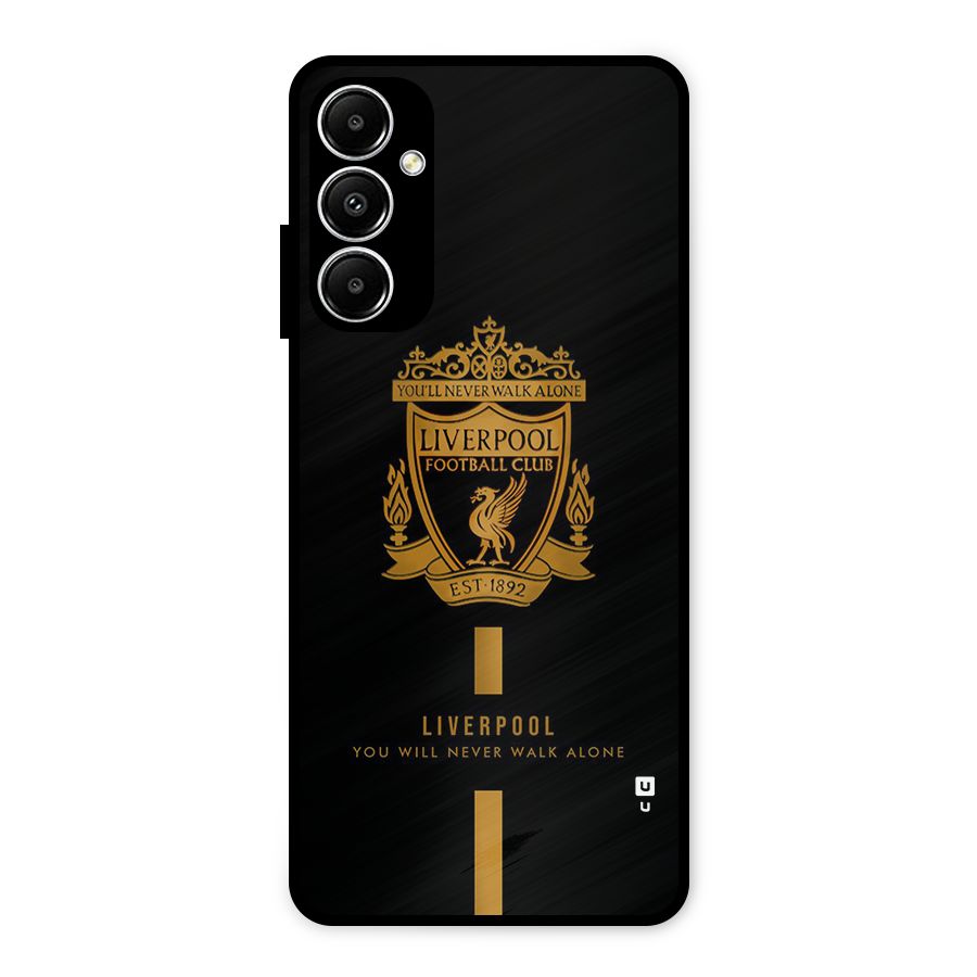 LiverPool Never Walk Alone Metal Back Case for Galaxy A05s