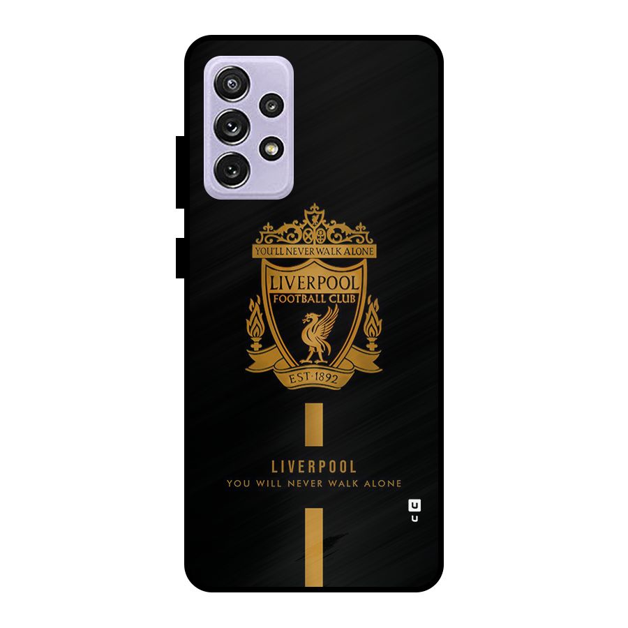 LiverPool Never Walk Alone Metal Back Case for Galaxy A72