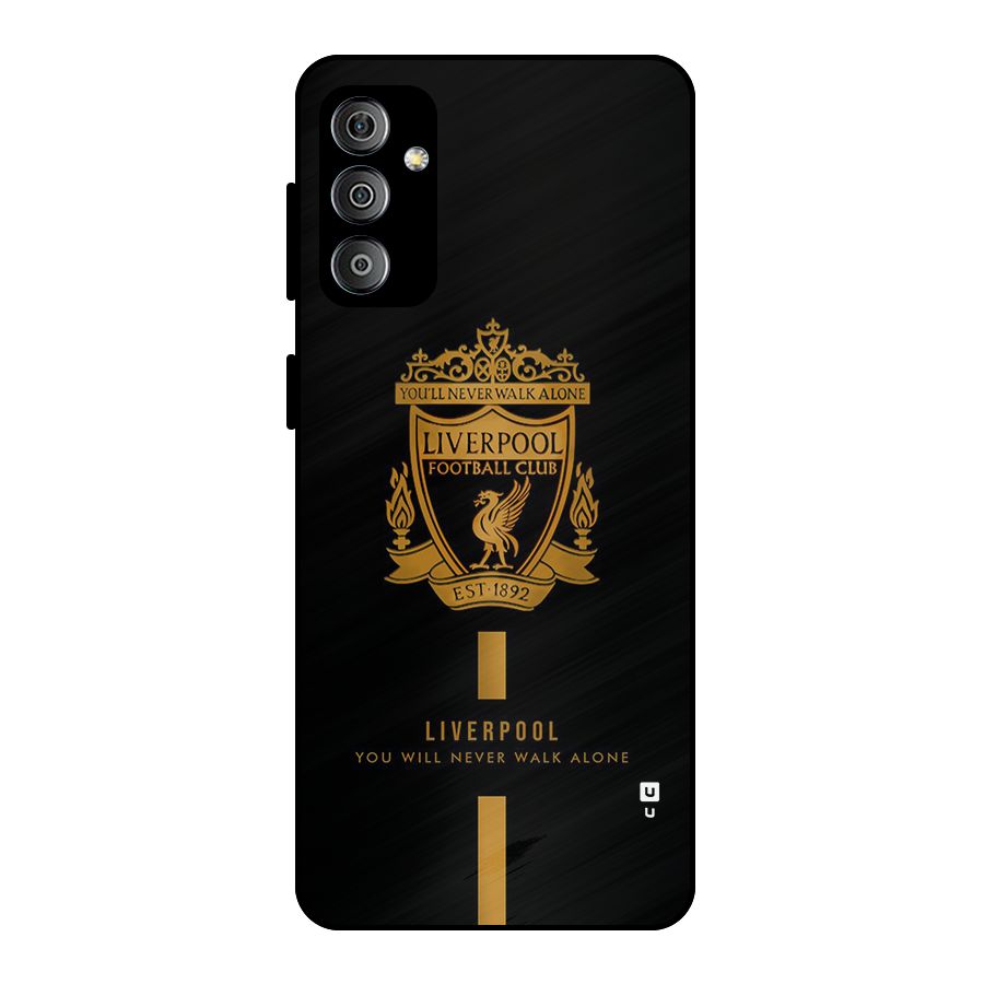 LiverPool Never Walk Alone Metal Back Case for Galaxy F23