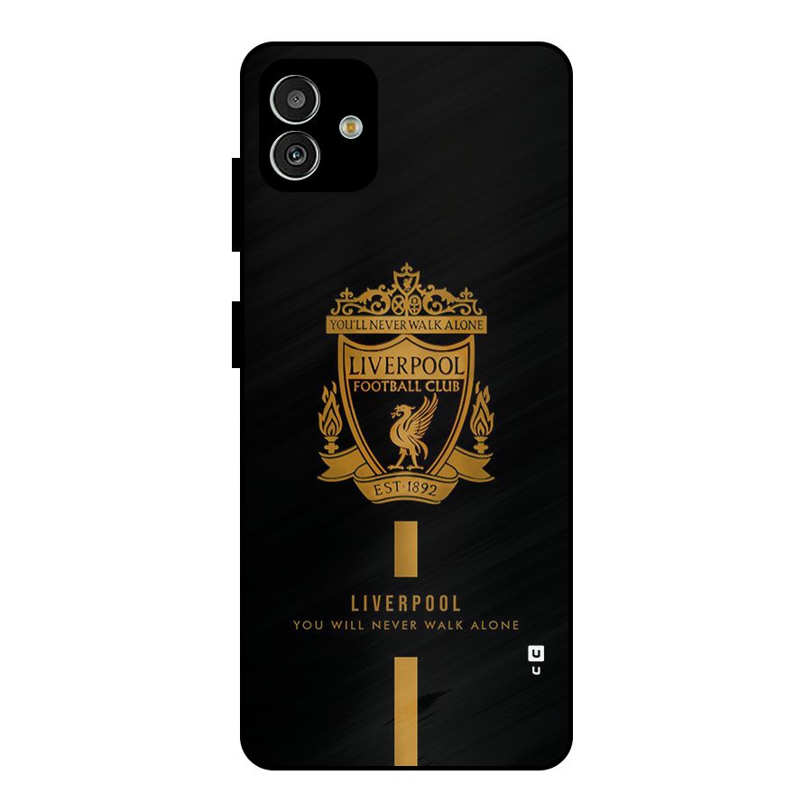 LiverPool Never Walk Alone Metal Back Case for Galaxy M13 5G