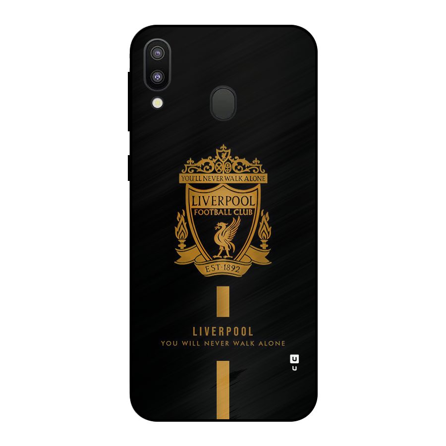 LiverPool Never Walk Alone Metal Back Case for Galaxy M20