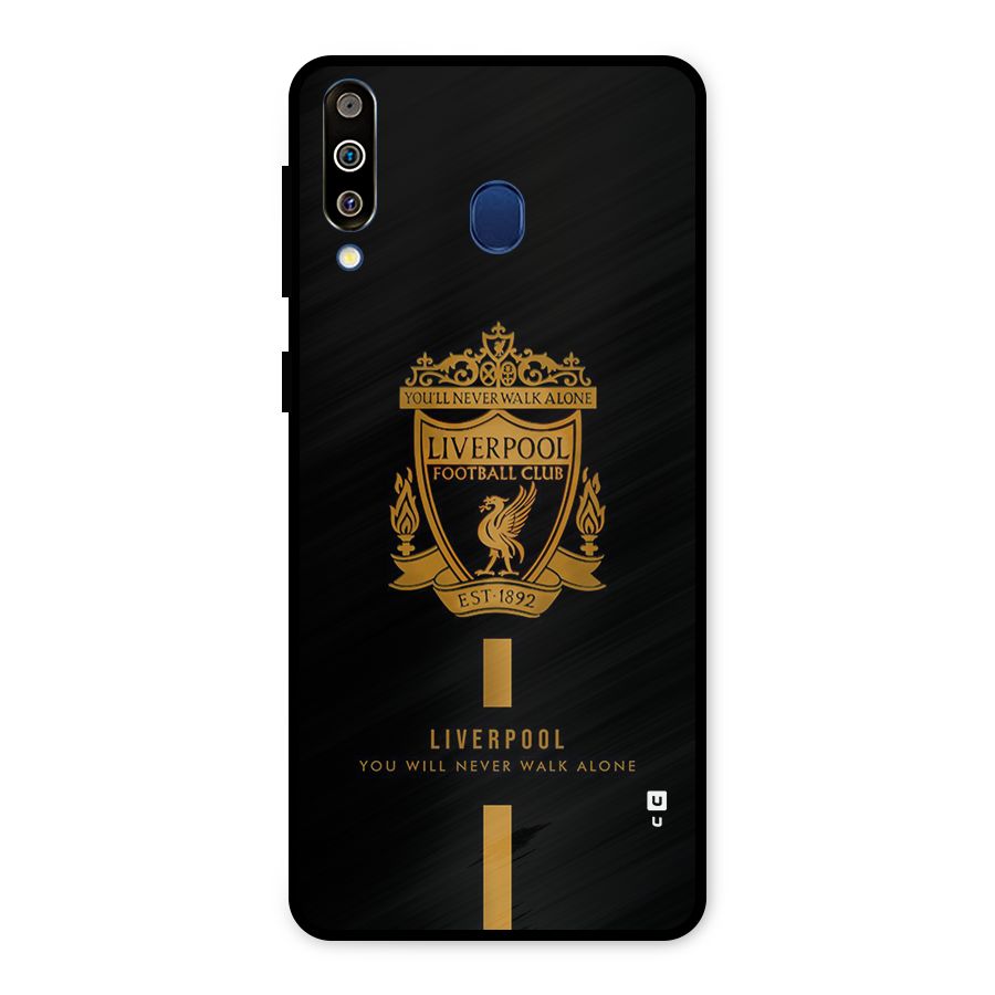 LiverPool Never Walk Alone Metal Back Case for Galaxy M30