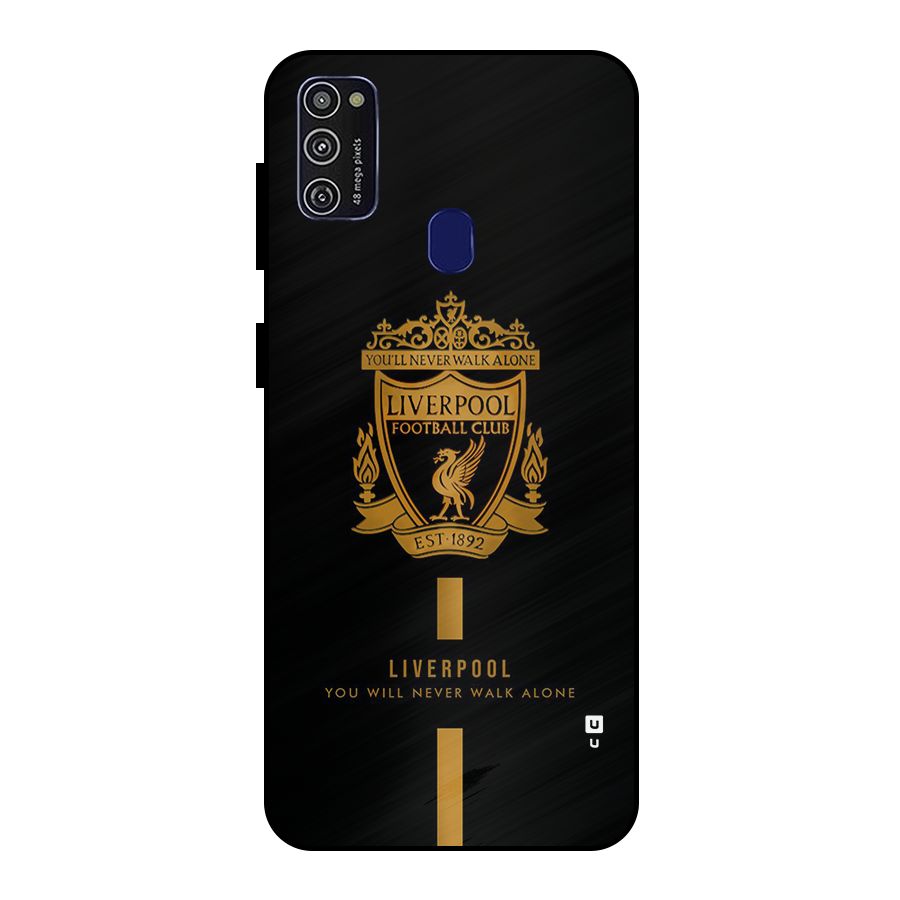 LiverPool Never Walk Alone Metal Back Case for Galaxy M30s