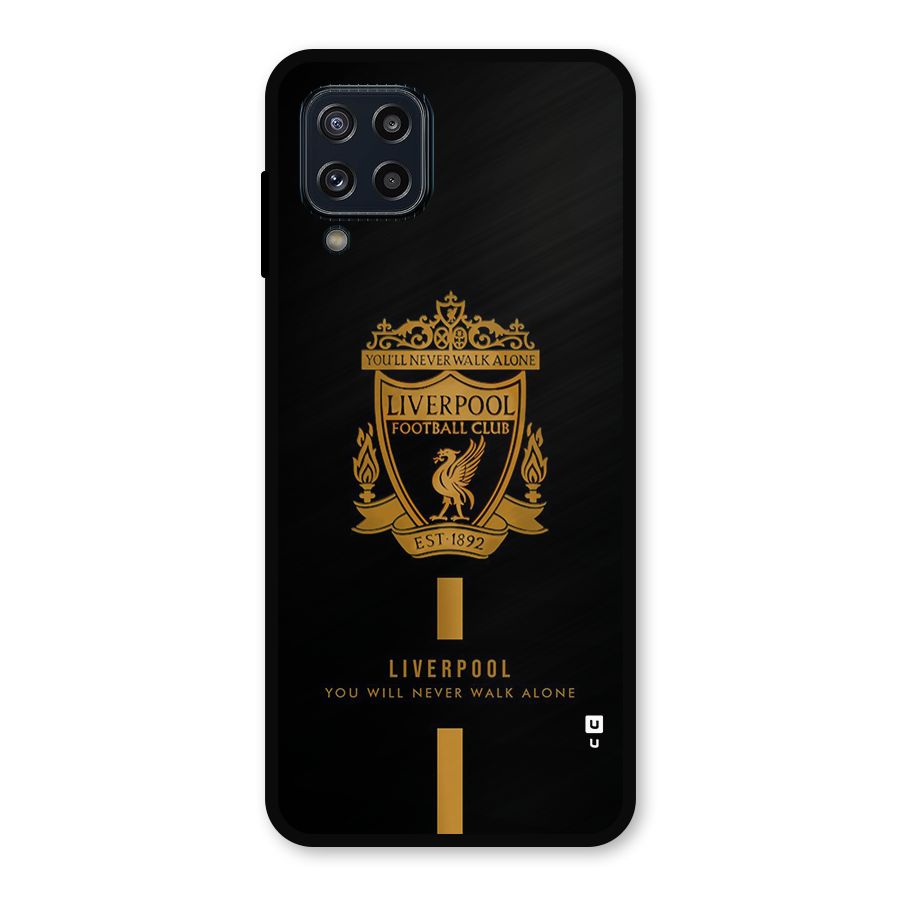 LiverPool Never Walk Alone Metal Back Case for Galaxy M32