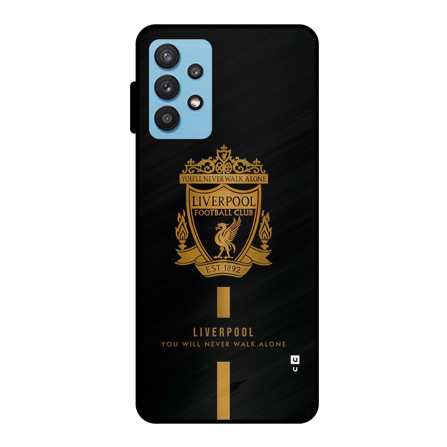 LiverPool Never Walk Alone Metal Back Case for Galaxy M32 5G