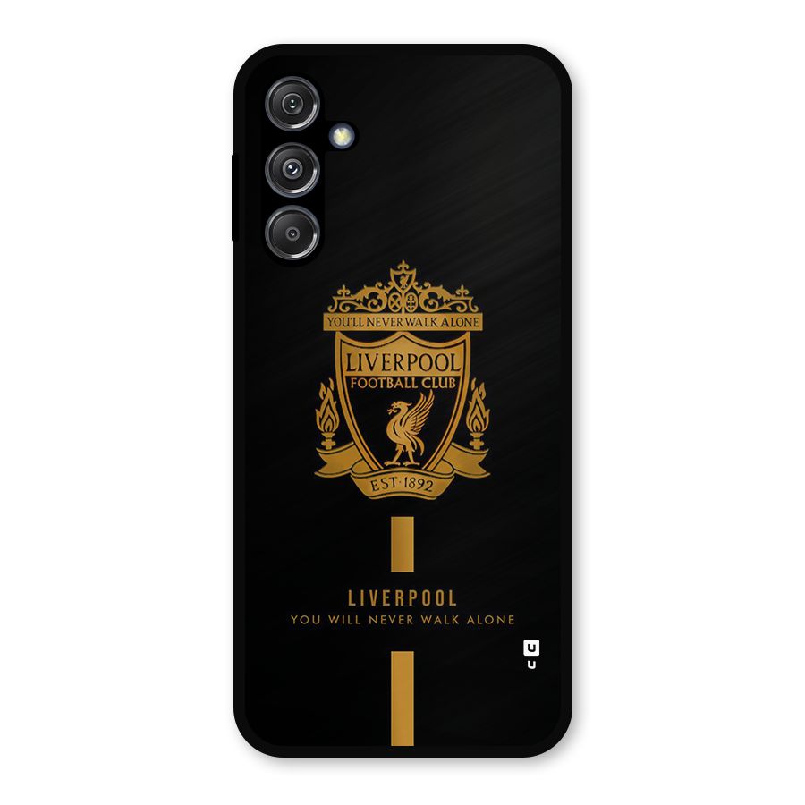 LiverPool Never Walk Alone Metal Back Case for Galaxy M34 5G