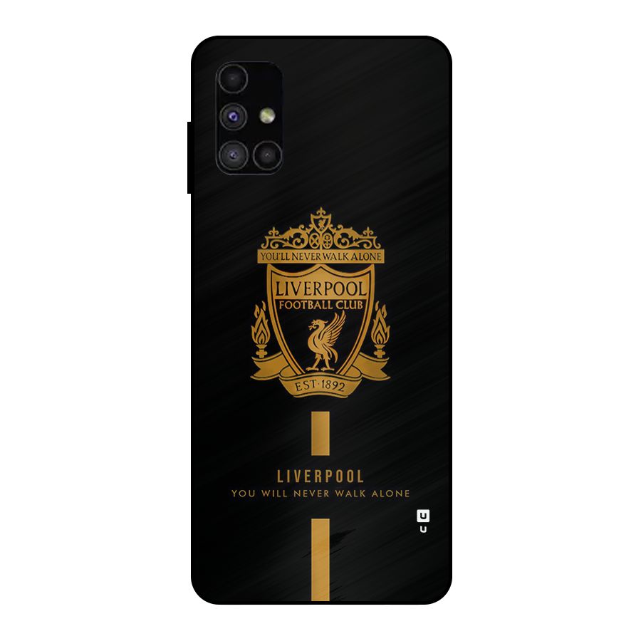 LiverPool Never Walk Alone Metal Back Case for Galaxy M51