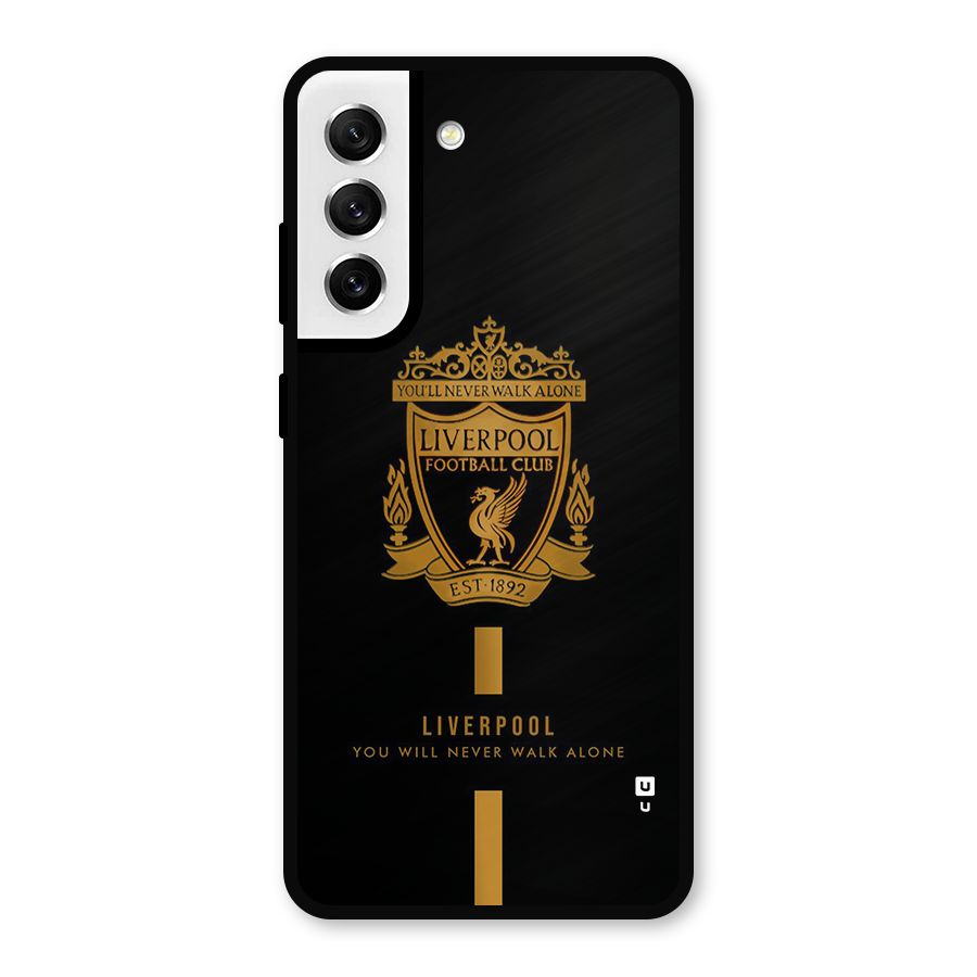 LiverPool Never Walk Alone Metal Back Case for Galaxy S21 FE 5G