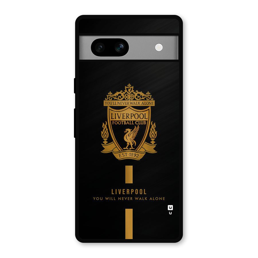 LiverPool Never Walk Alone Metal Back Case for Google Pixel 7a