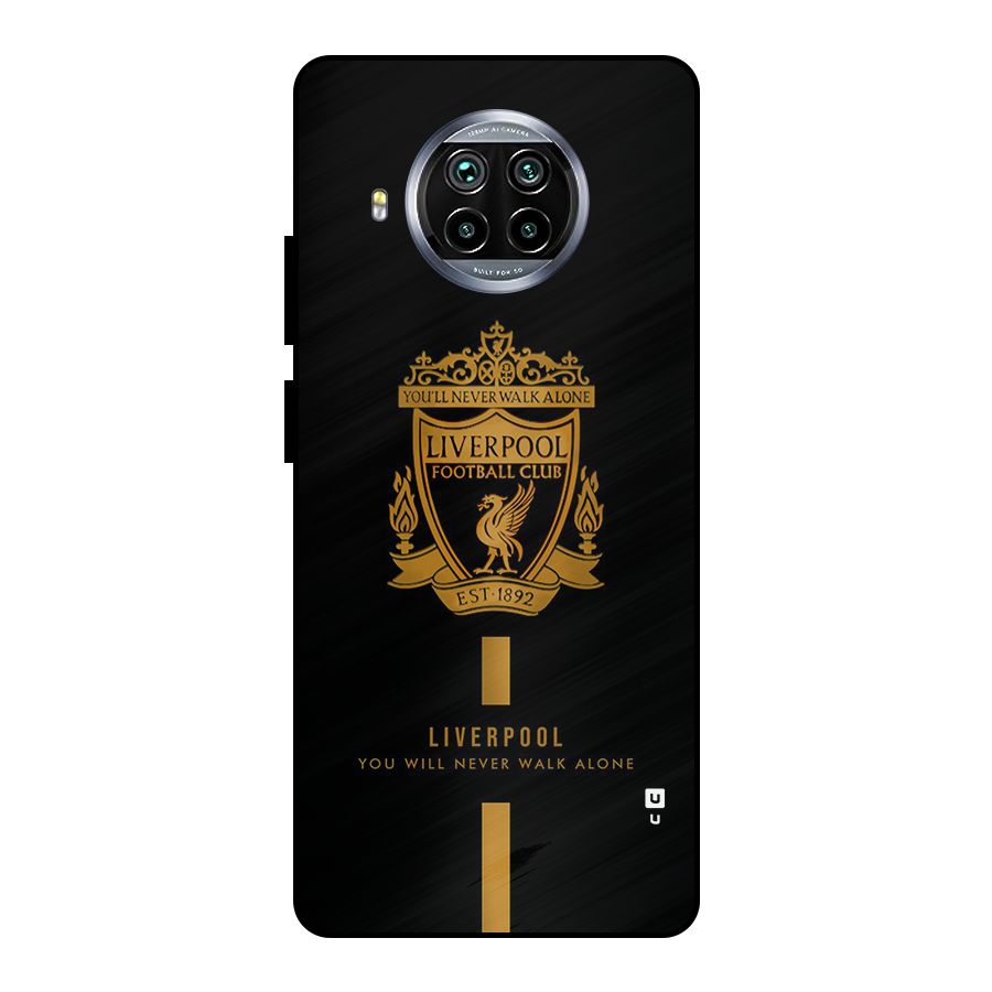 LiverPool Never Walk Alone Metal Back Case for Mi 10i