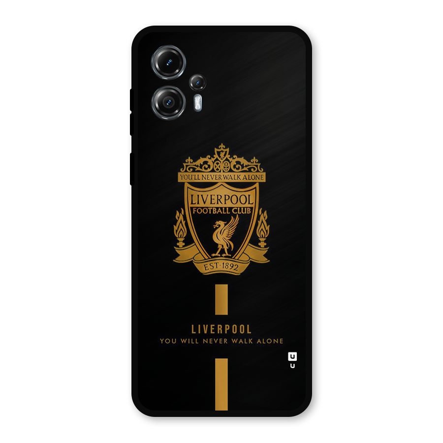 LiverPool Never Walk Alone Metal Back Case for Moto G13