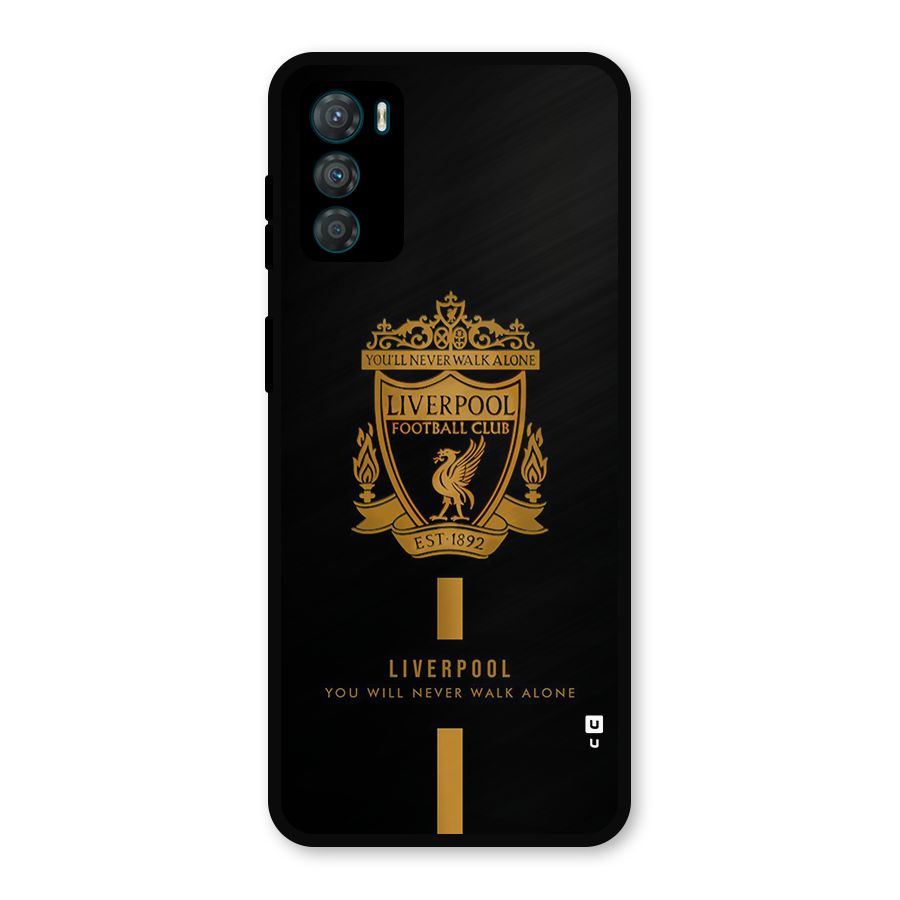 LiverPool Never Walk Alone Metal Back Case for Moto G42