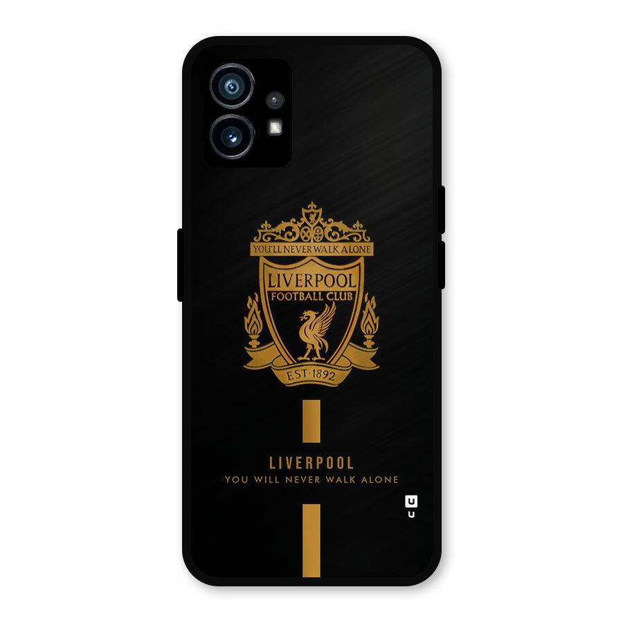 LiverPool Never Walk Alone Metal Back Case for Nothing Phone 1
