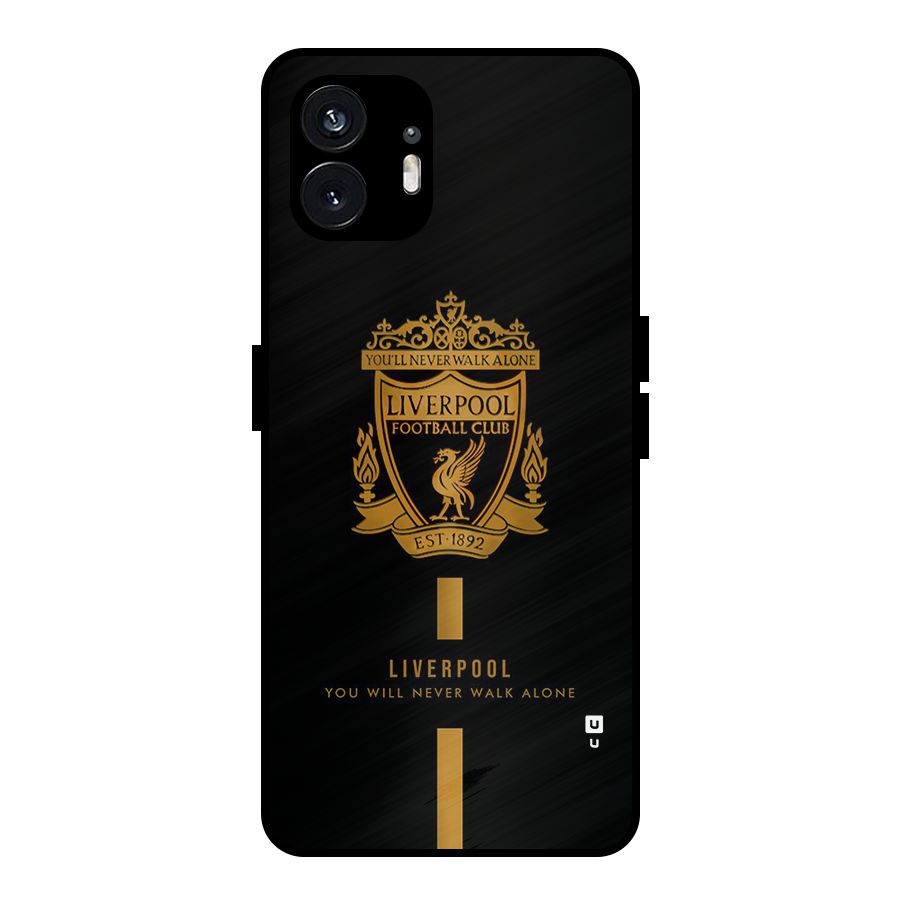LiverPool Never Walk Alone Metal Back Case for Nothing Phone 2