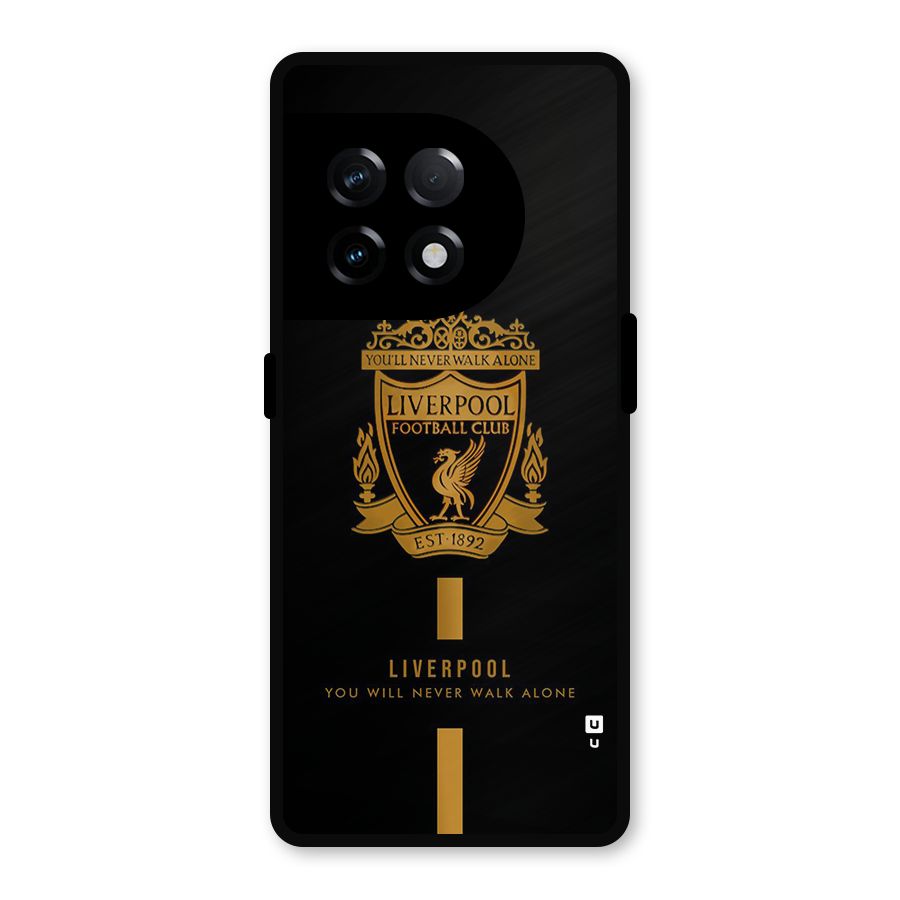 LiverPool Never Walk Alone Metal Back Case for OnePlus 11R