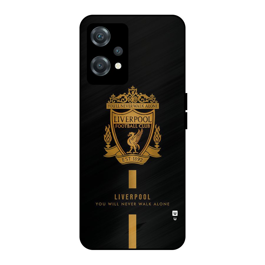 LiverPool Never Walk Alone Metal Back Case for OnePlus Nord CE 2 Lite 5G