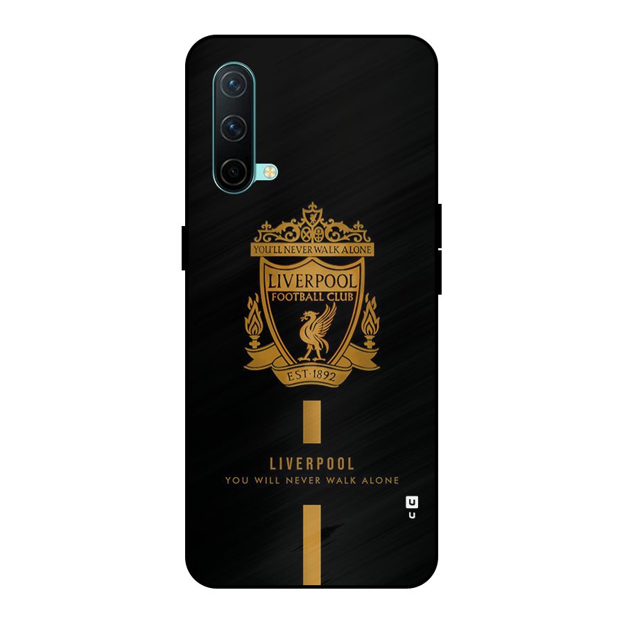 LiverPool Never Walk Alone Metal Back Case for OnePlus Nord CE 5G