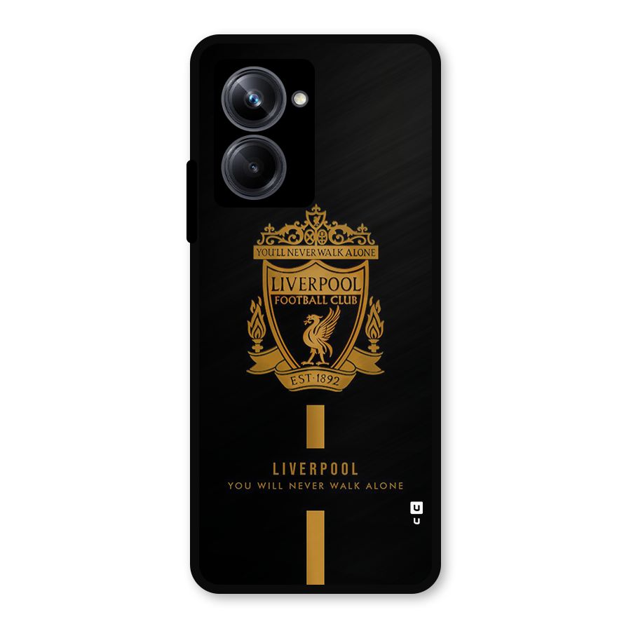 LiverPool Never Walk Alone Metal Back Case for Realme 10 Pro