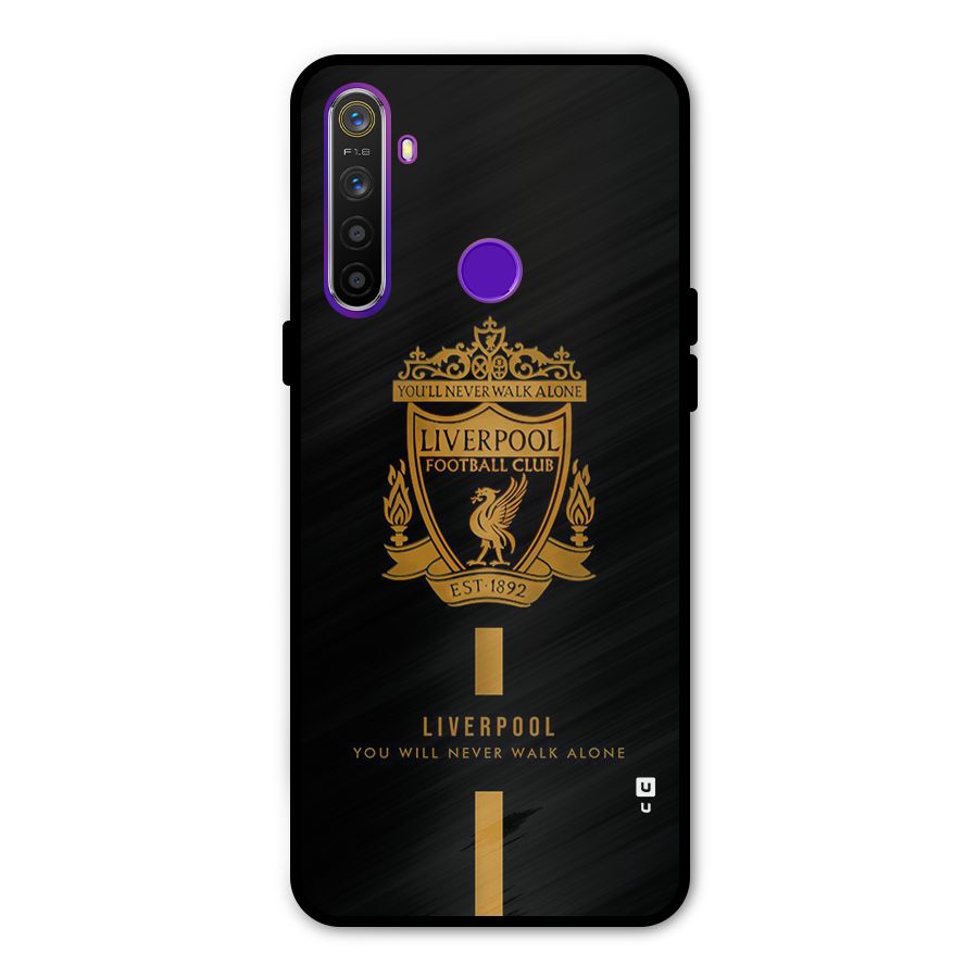 LiverPool Never Walk Alone Metal Back Case for Realme 5i
